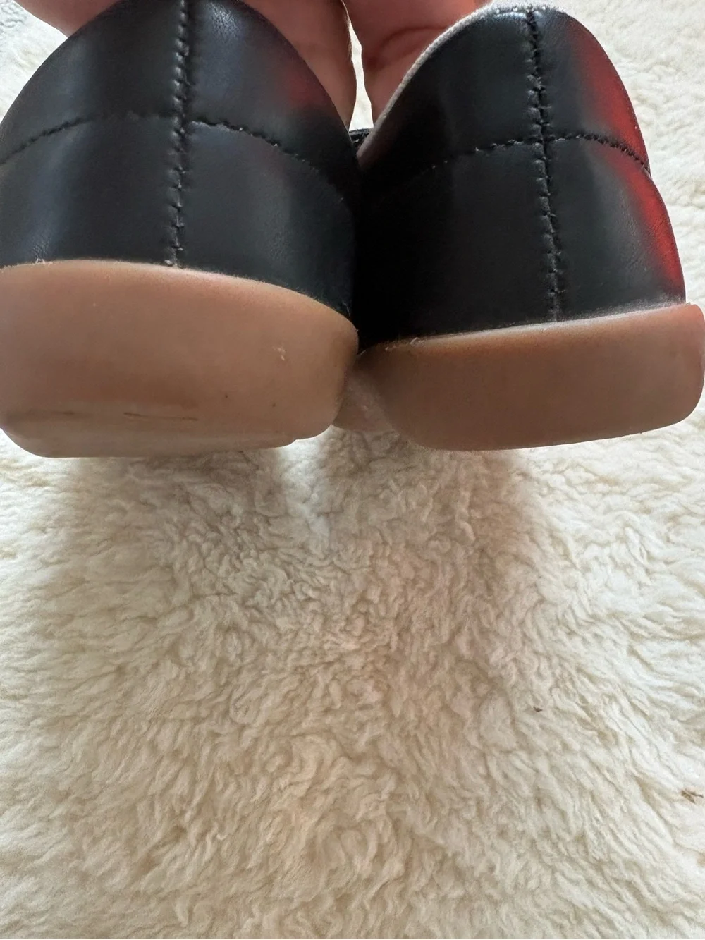 Ten Little Black Mary Jane Shoes, Size 8.5